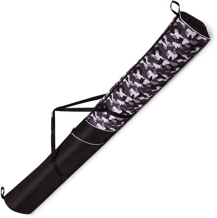 FEROCITY Skitas voor 1 paar ski's tot 170 cm - Skihoes met compressiebanden - Waterdicht - Moro (camouflage)