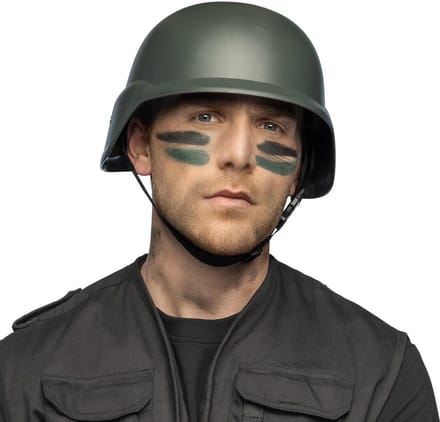 Militaire Accessoire - Feesthelm voor Carnavalskostuum en Themafeest