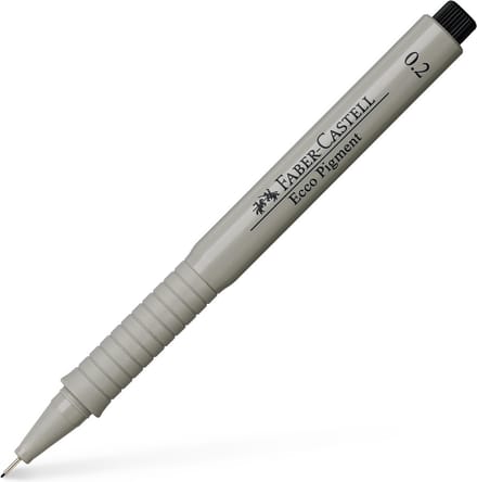 Faber-Castell fineliner - Ecco Pigment - 0,2 mm - zwart - FC-166299