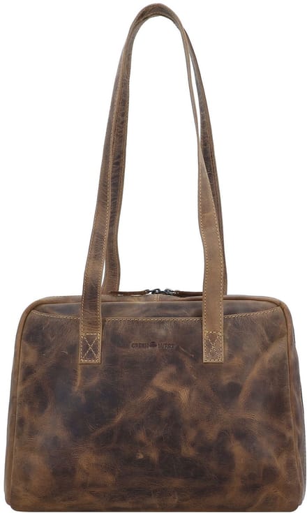 GREENBURRY schoudertas Vintage Shoulder Bag Brown bruine