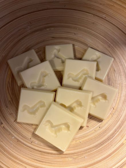 Callebaut - Chocolade tekkel - Hond chocolade - Smaak wit
