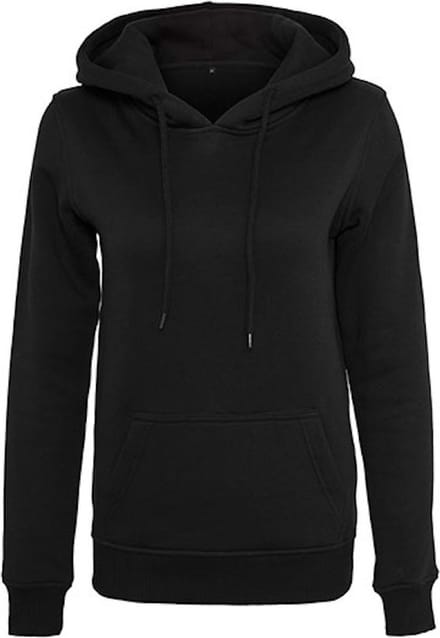 Build Your Brand - Heavy Dames Hoodie - Black maat M