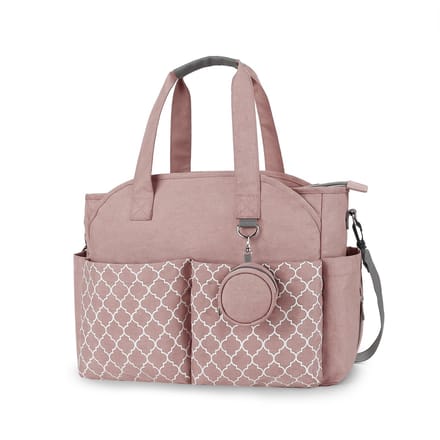 Luiertas - Grote multifunctionele luiertas voor baby's - Reisluiertas voor dames (Roze)