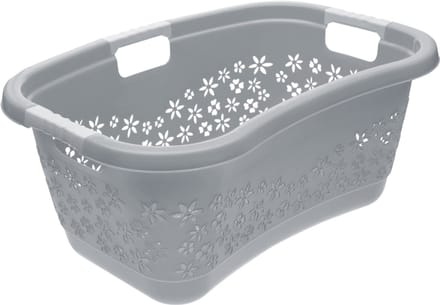 Keeeper Wasmand voor de strijkruimte Lasse 50 L – grijs, geperforeerd