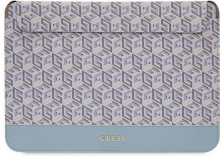 Guess G-Cube Sleeve - Geschikt voor o.a. Apple MacBook (16") - Blauw