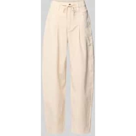 Enkel lengte gekleurde broek met taillekoord voor dames s.Oliver