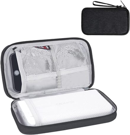 Quvo®Kabel Organiser Tas - Organizer Tas - Zwart- 11cm x 19cm x 4cm