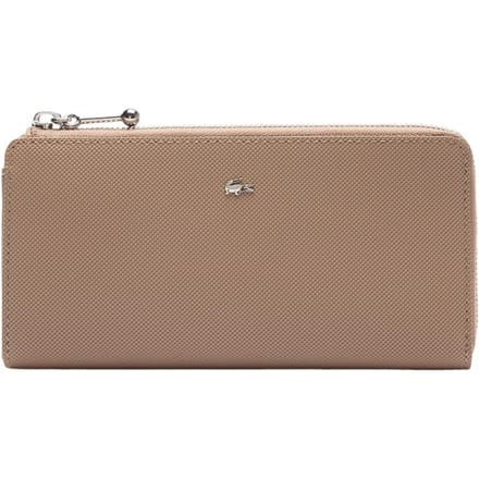 LACOSTE Portemonnee Daily City Slim Zip Wallet Taupe