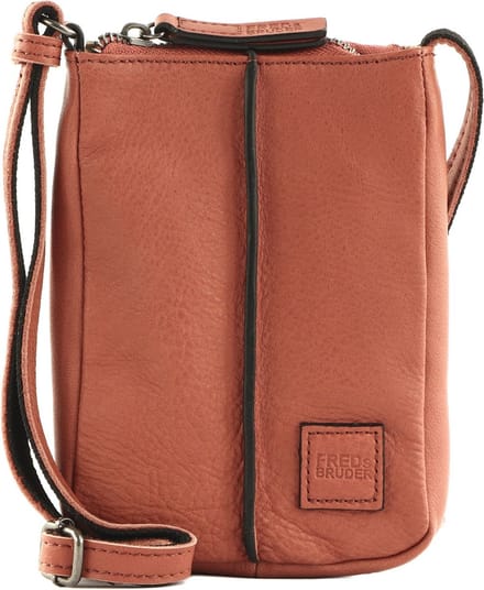 FREDsBRUDER Leren Telefoontasje Airy Cellphone Bag Muddy Rose Terracotta