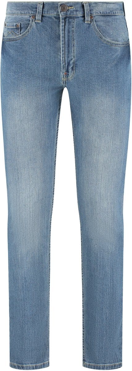 MASKOVICK - Heren Jeans - Slim Fit - Milano – Stretch - Denim Broek – Medium Used – W34 L30