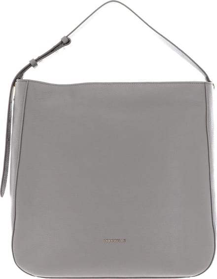 COCCINELLE Leren Handtas Schoudertas Lea Handbag Stone Grijs