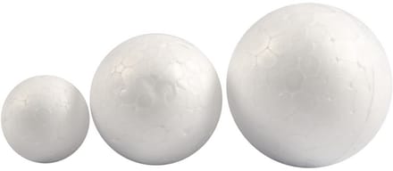 Creativ Company Polystyrene Balls Wit 12pcs.