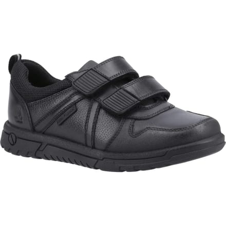 SPENCER Jongens Leren Schoolschoenen Zwart