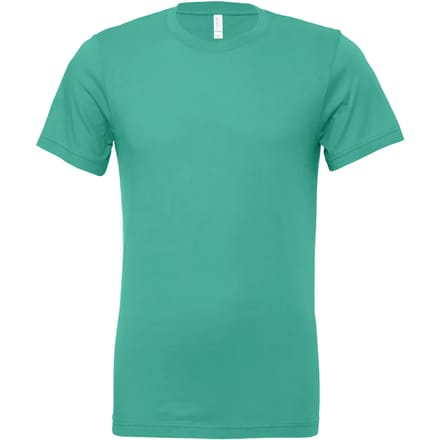 Bella+Canvas Unisex Jersey Short Sleeve Tee CV3001 - Teal - S