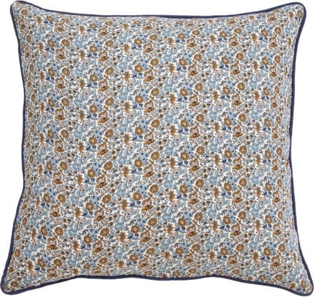 Sierkussen Ralla blauw/bruin 50 x 50