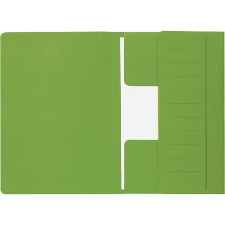 Dossiermap Secolor  Mammoet folio 3 kleppen 270gr groen