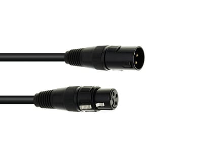 Eurolite DMX Verbindingskabel [1x XLR-stekker 3-polig - 1x XLR-stekker 3-polig] 20 m