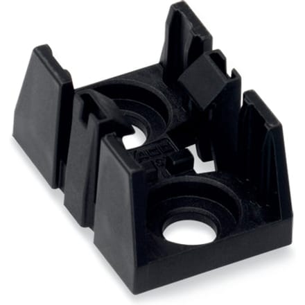 Wago 890-1622 2-Pool Distributie Montageplaat Zwart - 890-1622 [10 Stuks]