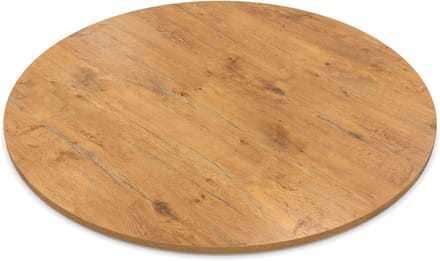 Tafelblad Rond - Houten Plaat - Meubelbouw Projecten - 28 mm Dik - Ø 50 cm - Eikenhout