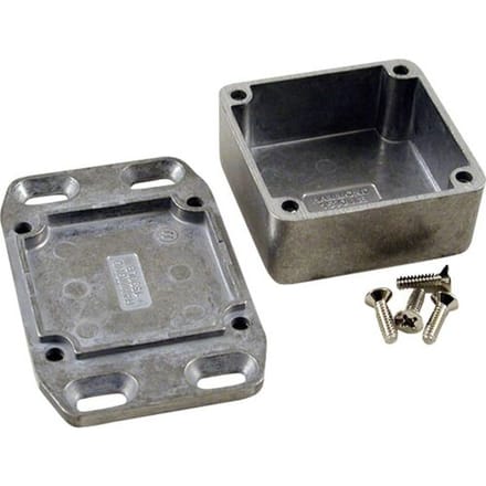 Hammond Electronics 1590LLBFL Universele behuizing 50 x 50 x 25 Aluminium Natuur 1 stuk(s)