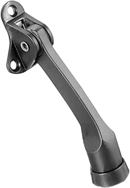 Zware Deurstopper - Voetbediende Stopper - Deuren Open Houden - Antislip Rubber - 13 cm - Zwart