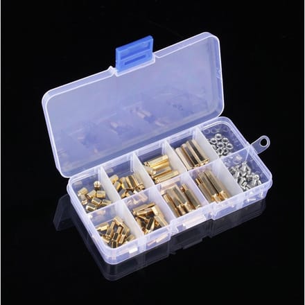 120 Stuks Mannelijk Vrouwelijk M3 Messing Afstandshouder Afstandsstuk PCB Board Schroeven Moer Assortiment