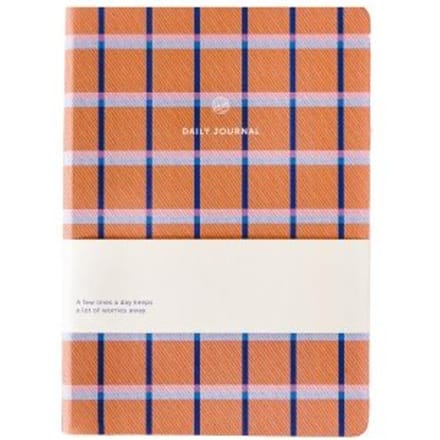 A-journal daily journal, formaat 21 x 15 cm., kleur terracotta