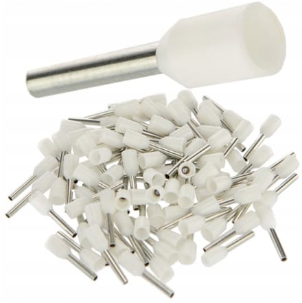 Trytyt - Geïsoleerde Huls Terminal - 0,50/10 - Wit - 100 stuks