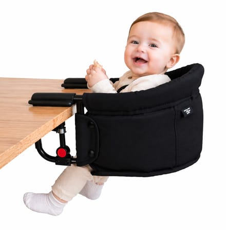 Bebies First Kinderstoel Tafelhangstoel – Inklapbaar – Opvouwbaar – Tot 15 kg – Zwart