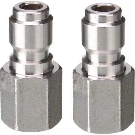 Snelkoppeling geschikt voor hogedrukreiniger, 1/4 inch NPT binnendraad, 5000 PSI, 2 stuks