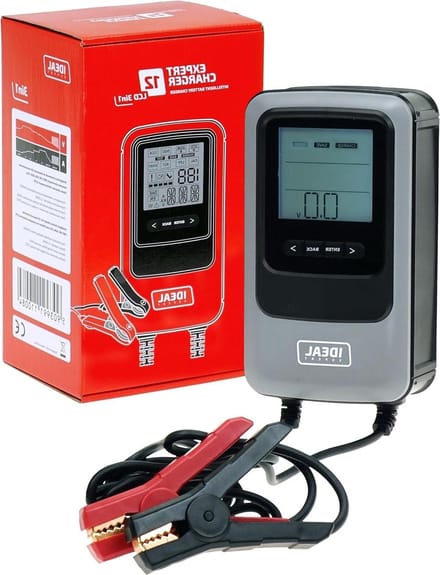 Acculader - Oplader - Voertuig Onderhoud - Intelligente 9-staps lading - 12 Volt - Zwart