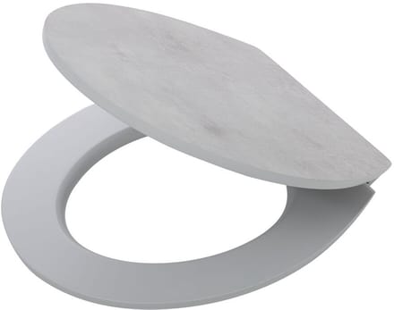 Tiger Concrete - WC Bril - softclose - Lichtgrijs / Betonlook