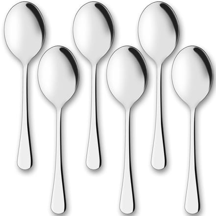 Allecto - Serveerlepelset - Soeplepel - Elegant serveerbestek - 25 cm