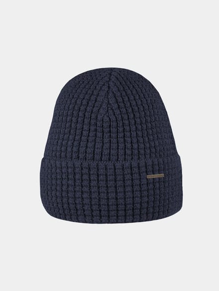 Cristof No Wind - Muts met winddichte hoofdband - Marine blauw
