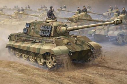 Trumpeter King Tiger - Porsche & Henschel Turret 2-in-1 - Zware Tank 00910