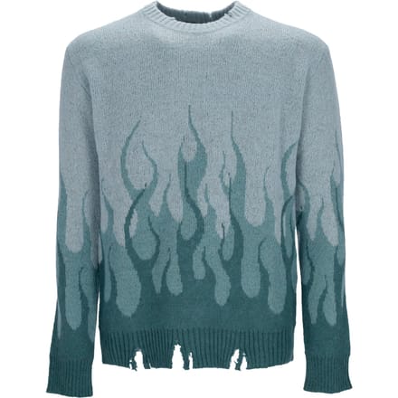 Double Flames Heren Sweater L/s Jumper Balsam Groen