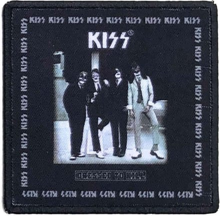 Kiss - Dressed To Kill Patch - Zwart