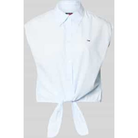 regular fit overhemdblouse van puur katoen