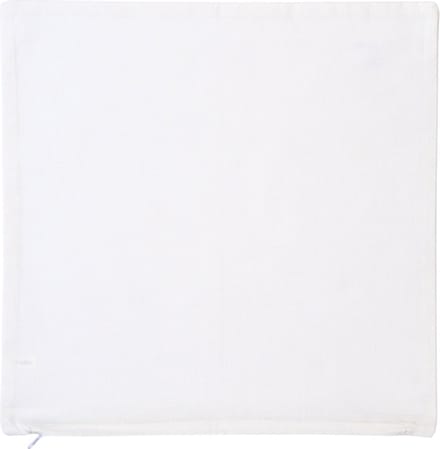 Katoenen kussensloop met rits wit 40 x 40 cm 1 stuks
