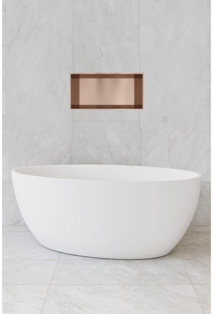 Hotbath &More BOX060 inbouwnis 30x60x10cm geborsteld koper PVD