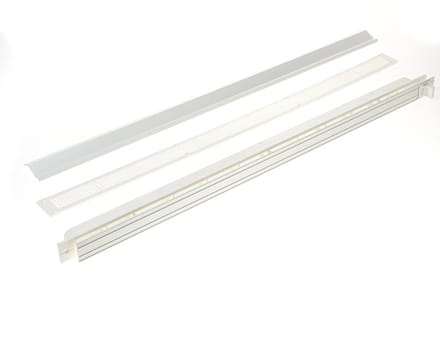 Ventilatierooster Fresh 101 HG wit compleet, 695x41x24 mm (lxhxb)