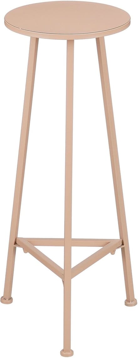 Mica Decorations Adine Plantentafel - H80 x Ø30 cm - Metaal - Lichtroze
