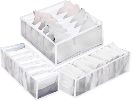 Springos Lade Organizer | Kleding Organizer | Ondergoed Organizer | Set | Transparant