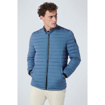 No Excess Jacket Short Fit Padded Blue Größe: S | Leichte Jacken Outlet | Herren | Blau