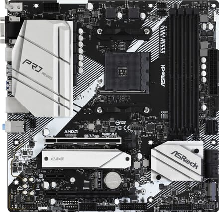 ASRock B550M PRO4 Moederbord - AMD B550 - AMD AM4 - DDR4 RAM - Micro-ATX