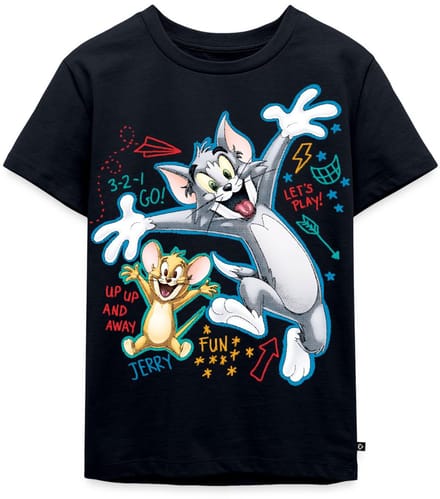 Tom En Jerry Play Time Premium T Shirt Kinderen