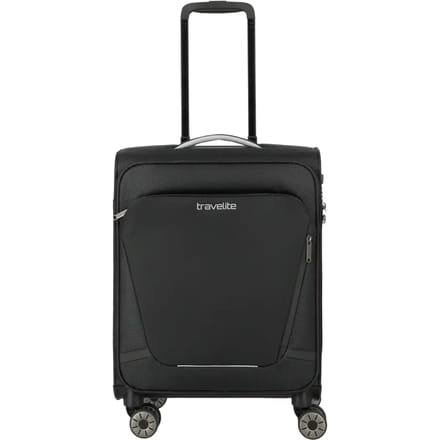 travelite Trolley Jetpack Multi Light 4 Cabin Black Zwart 55cm
