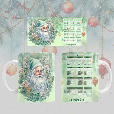 Mok Merry christmas / Vrolijk kerstfeest met de jaarkalender 2024!