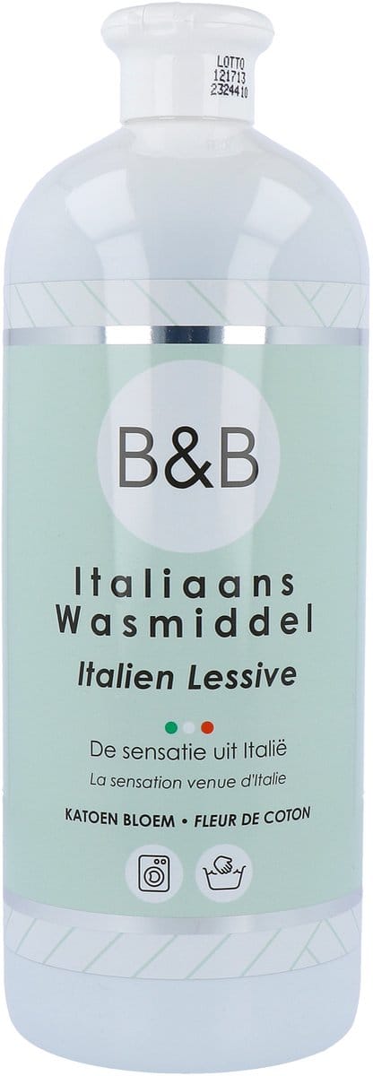 B&B Italiaanse Wasparfum Wasmiddel Katoen Bloem - 1000 ml