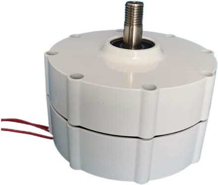 Windgenerator - PM Generator Dynamo - Energie Opwekken - Gearless Ontwerp - 500W 24V - Zilver